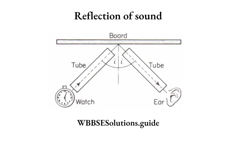 WBBSE Solutions For Class 9 Physical Science And Environment Chapter 7 Sound Reflection of sound