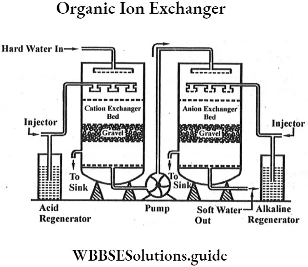 WBBSE Solutions For Class 9 Physical Science And Environment Water Organic Ion Exchanger