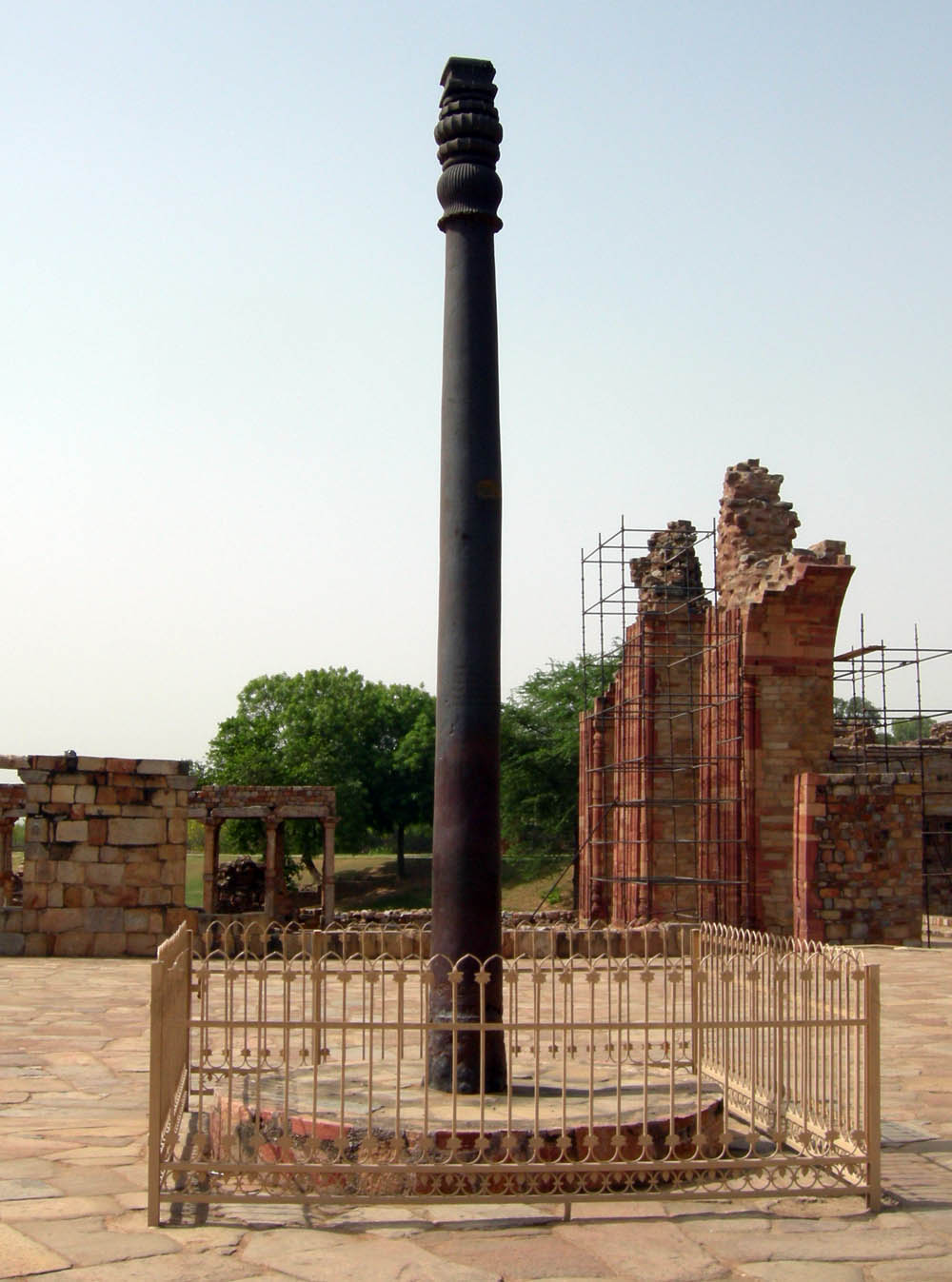 WBBSE Notes For Class 6 History Chapter 8 Culture In ancient India The iron pillar Of Mehrauli