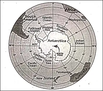 WBBSE Notes For Class 6 Physical Geography Chapter 6 The Ice Capped Continent Antarctica Location Of Antarctica