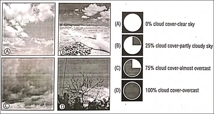 WBBSE Notes For Class 6 Physical Geography Chapter 7 Weather And Climate Cloud Cover Or cloudiness