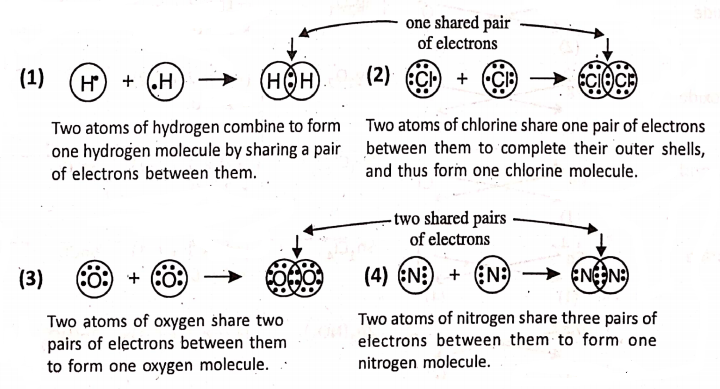 WBBSE Notes For Class 8 General Science And Environment Chapter 2 Nature Of Matter Covalent Bonding 1