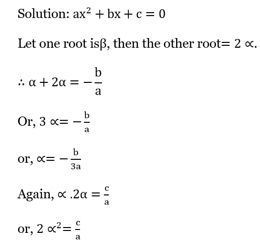 WBBSE Solutions For Class 10 Maths Chapter 1 Quadratic Equations In One Variable 19