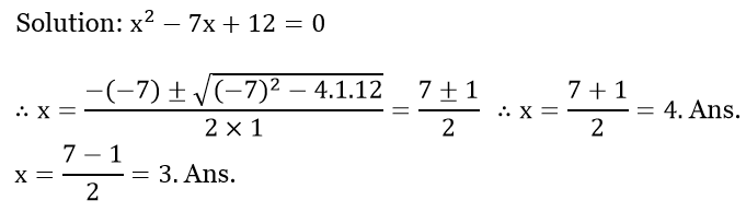 WBBSE Solutions For Class 10 Maths Chapter 1 Quadratic Equations In One Variable 25