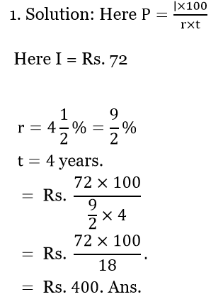 WBBSE Solutions For Class 10 Maths Chapter 2 Simple Interest 11