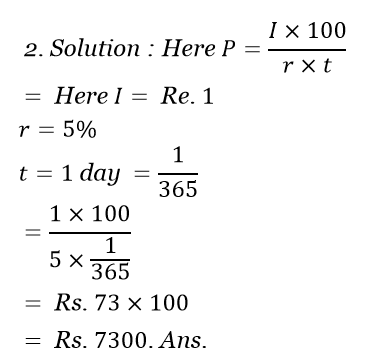 WBBSE Solutions For Class 10 Maths Chapter 2 Simple Interest 12