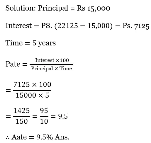 WBBSE Solutions For Class 10 Maths Chapter 2 Simple Interest 15