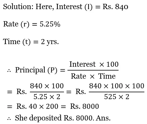 WBBSE Solutions For Class 10 Maths Chapter 2 Simple Interest 5