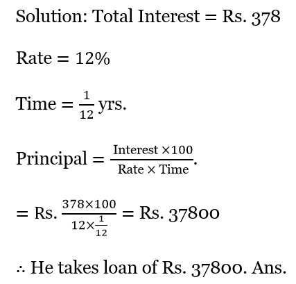 WBBSE Solutions For Class 10 Maths Chapter 2 Simple Interest 6