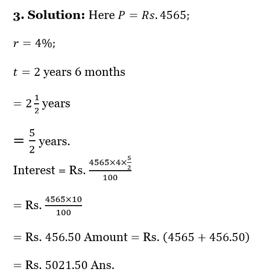 WBBSE Solutions For Class 10 Maths Chapter 2 Simple Interest 9