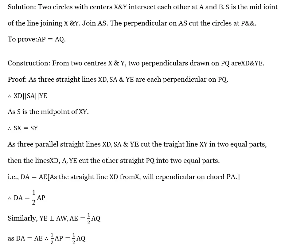 WBBSE Solutions For Class 10 Maths Chapter 3 Theorems Related To Circle 18