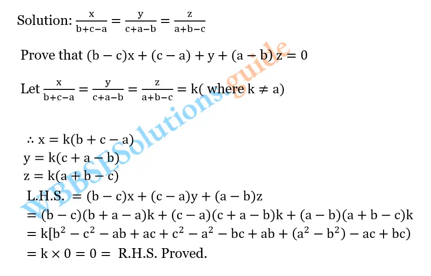 WBBSE Solutions For Class 10 Maths Chapter 5 Ration And Proportion 14