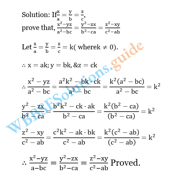WBBSE Solutions For Class 10 Maths Chapter 5 Ration And Proportion 20