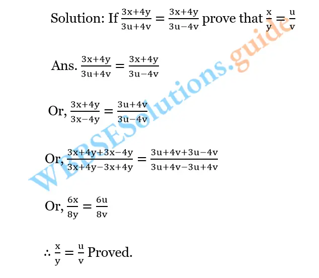 WBBSE Solutions For Class 10 Maths Chapter 5 Ration And Proportion 21
