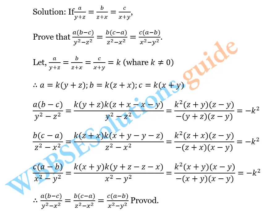 WBBSE Solutions For Class 10 Maths Chapter 5 Ration And Proportion 27
