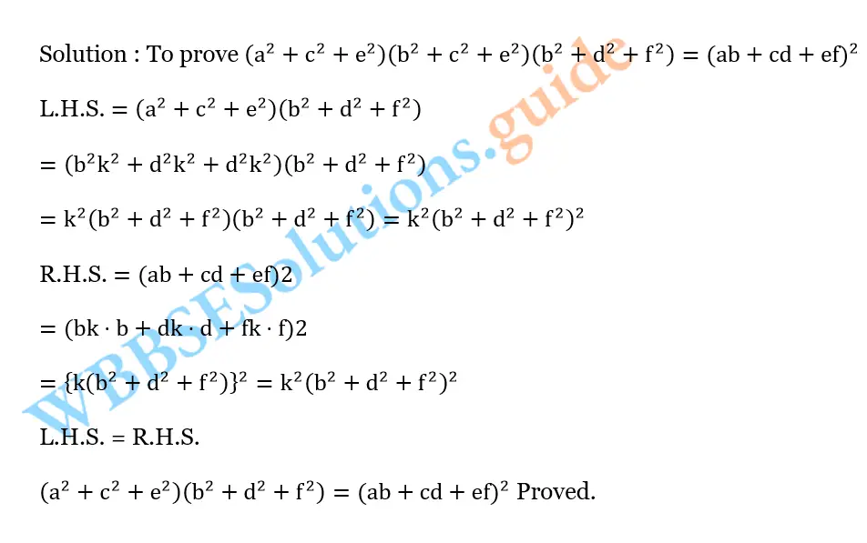 WBBSE Solutions For Class 10 Maths Chapter 5 Ration And Proportion 7