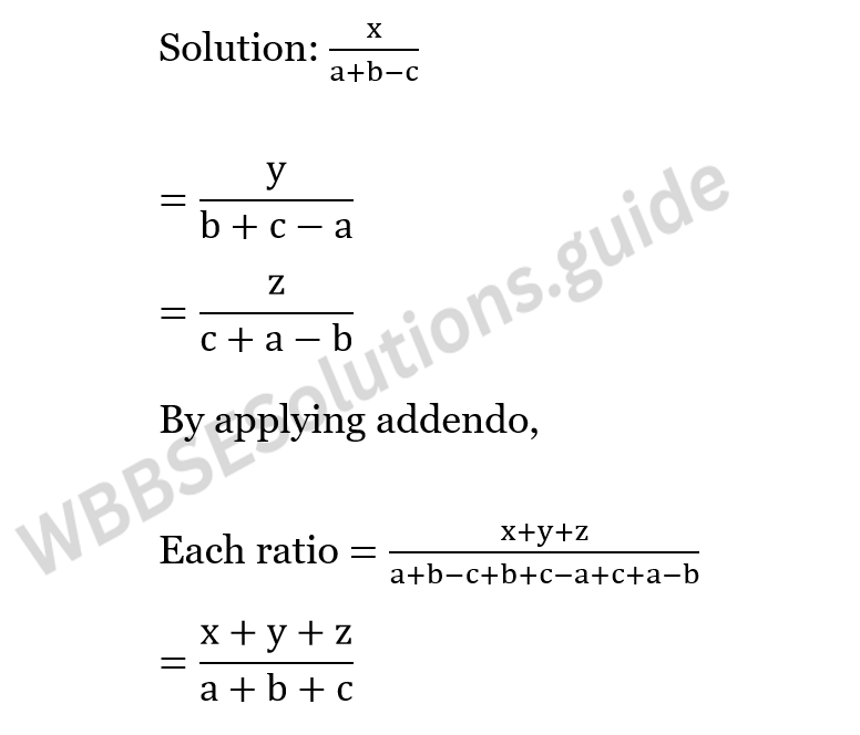 WBBSE Solutions For Class 10 Maths Chapter 5 Ration And Proportion 9