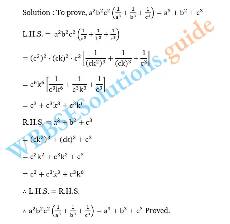 WBBSE Solutions For Class 10 Maths Chapter 5 Ration And Proportion 9