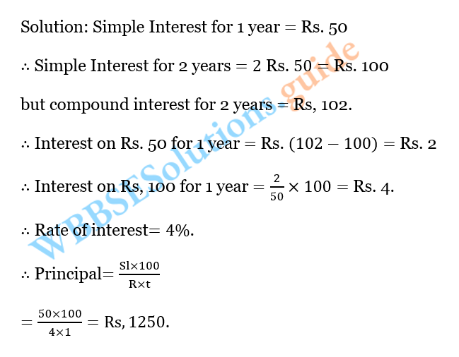 WBBSE Solutions For Class 10 Maths Chapter 6 Compound Interest And Uniform Rate Of Increase Or Decrease 25