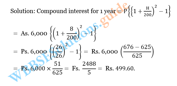 WBBSE Solutions For Class 10 Maths Chapter 6 Compound Interest And Uniform Rate Of Increase Or Decrease 26