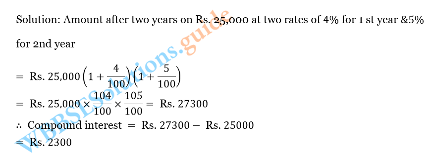 WBBSE Solutions For Class 10 Maths Chapter 6 Compound Interest And Uniform Rate Of Increase Or Decrease 3