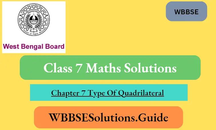 WBBSE Class 7 Maths Solutions