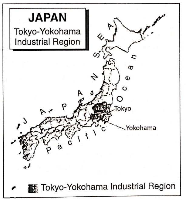 WBBSE Solution For Class 7 Geography Chapter 9 Continent Of Asia Japan Tokyo-Yokohama industrial region