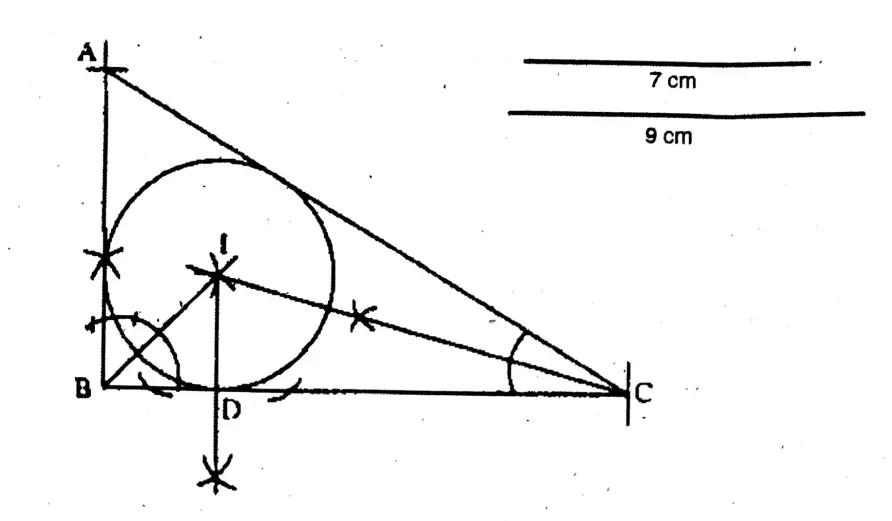 WBBSE Solutions For Class 10 Maths Chapter 11 Construction Of Circumcircle And Incircle Of A Triangle 5