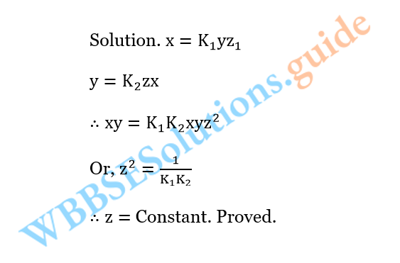 WBBSE Solutions For Class 10 Maths Chapter 13 Variation 8