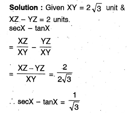 WBBSE Solutions For Class 10 Maths Chapter 23 Trigonometric Ratios And Trigonometric Identities 12