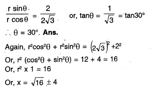 WBBSE Solutions For Class 10 Maths Chapter 23 Trigonometric Ratios And Trigonometric Identities 28