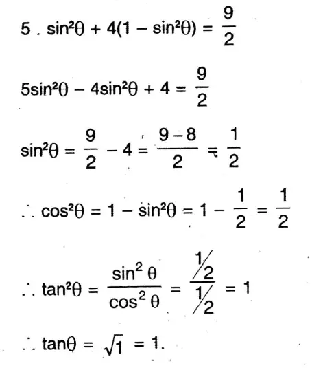 WBBSE Solutions For Class 10 Maths Chapter 23 Trigonometric Ratios And Trigonometric Identities 8
