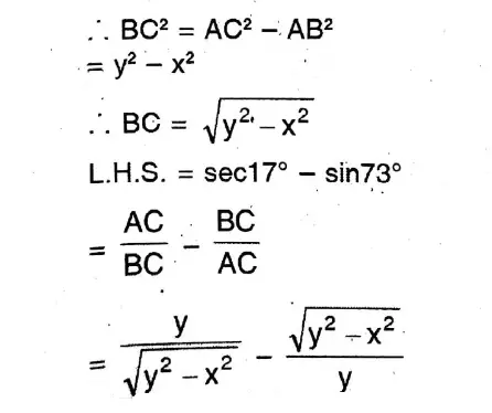 WBBSE Solutions For Class 10 Maths Chapter 24 Trigonometric Ratios Of Complementary Angle 4