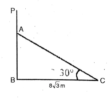 WBBSE Solutions For Class 10 Maths Chapter 25Application Of Trigonometric Ratios Heights & Distances 16