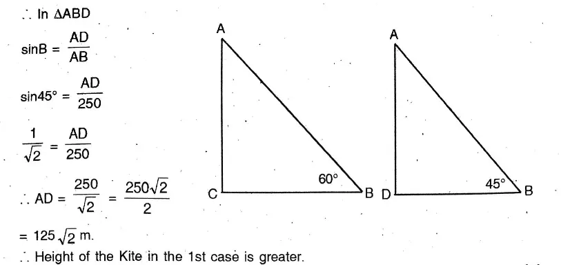 WBBSE Solutions For Class 10 Maths Chapter 25Application Of Trigonometric Ratios Heights & Distances 25