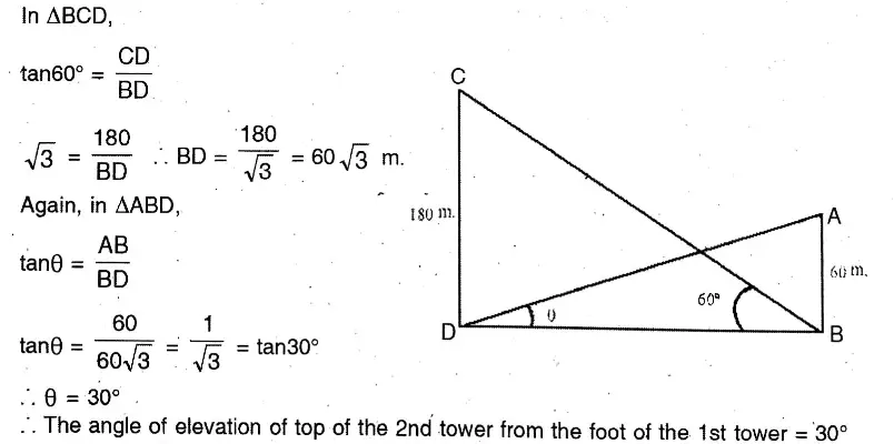 WBBSE Solutions For Class 10 Maths Chapter 25Application Of Trigonometric Ratios Heights & Distances 28