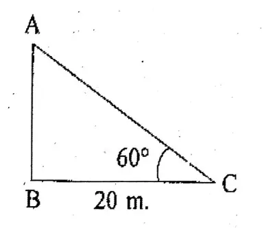 WBBSE Solutions For Class 10 Maths Chapter 25Application Of Trigonometric Ratios Heights & Distances 6