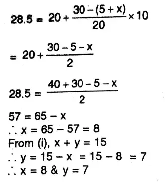 WBBSE Solutions For Class 10 Maths Chapter 26 Statistics Mean, Median, Ogive, Mode 30