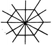 WBBSE Solutions For Class 7 Maths Geometry Chapter 9 Symmetry Linear symmetry Hexagonal Has A Six Line Of Symmetry