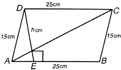 WBBSE Solutions For Class 9 Maths Chapter 15 Area And Perimeter Of Triangle And Quadrilateral Exercise 15.3 Q4