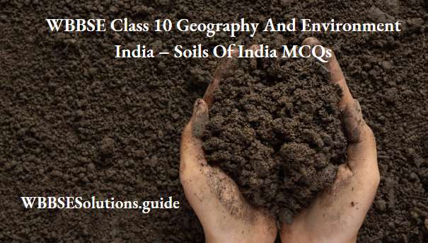 WBBSE Class 10 Geography And Environment India - Soils Of India MCQs