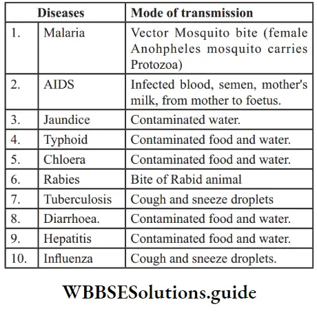 NEET Biology Class 9 Why Do We Fall Ill Differences between Diseases and Mode of transmission