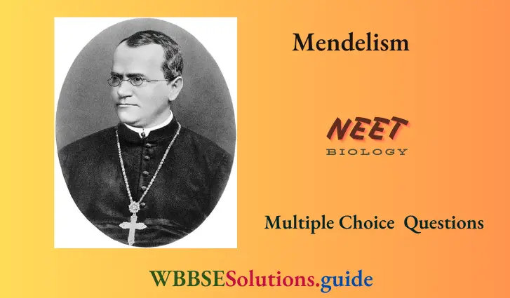 NEET Biology Mendelism Multiple Choice Question And Answers