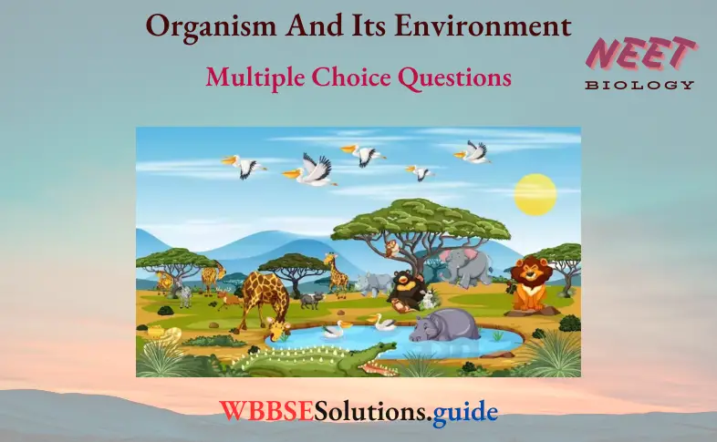 NEET Biology Organism And Its Environment Multiple Choice Question And Answers