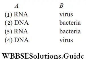 NEET Biology Tools of Recombinant DNA Technology MCQs A piece of ...A...is introduced into the ...B... host.