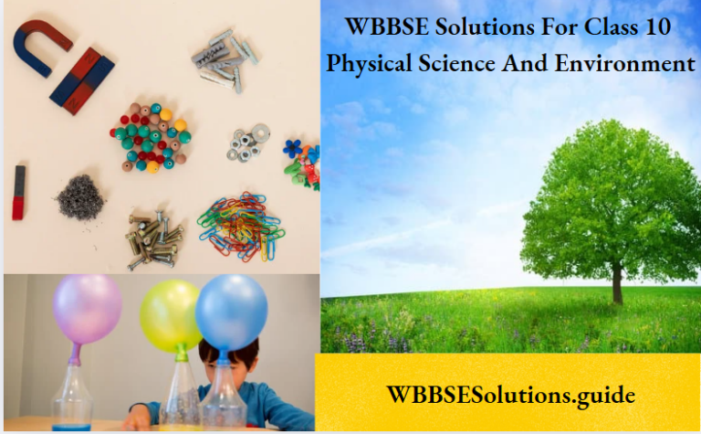 WBBSE Solutions For Class 10 Physical Science And Environment - WBBSE ...