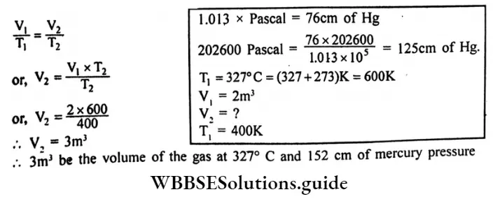 WBBSE-Solutions-For-Class-10-Physical-Science-And-Environment-Chapter-2-Behaviour-Of-Gases-Charles-Law-Mercury-Presure