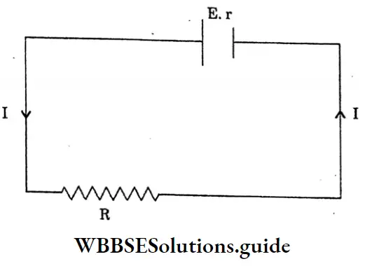 WBBSESolutions For Class 10 Physical Science And Environment Chapter 6 Current Eletricity Terminal Voltage