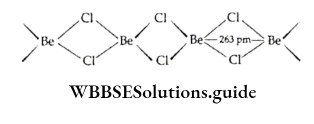 Basic Chemistry Class 11 Chapter 10 The S- Block Elements The Structure Of BeCl2 in Solid Phase