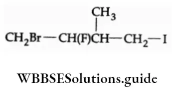 Basic chemistry Class 12 Chapter 10 Haloalkanes and Haloarenes 1-Bromo-2-fluoro-4-iodo-3-methylbutane